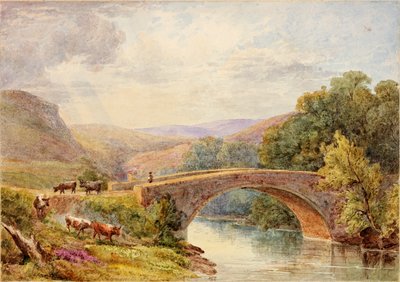 Lewisburn Bridge, North Tyne by Julia Swinburne
